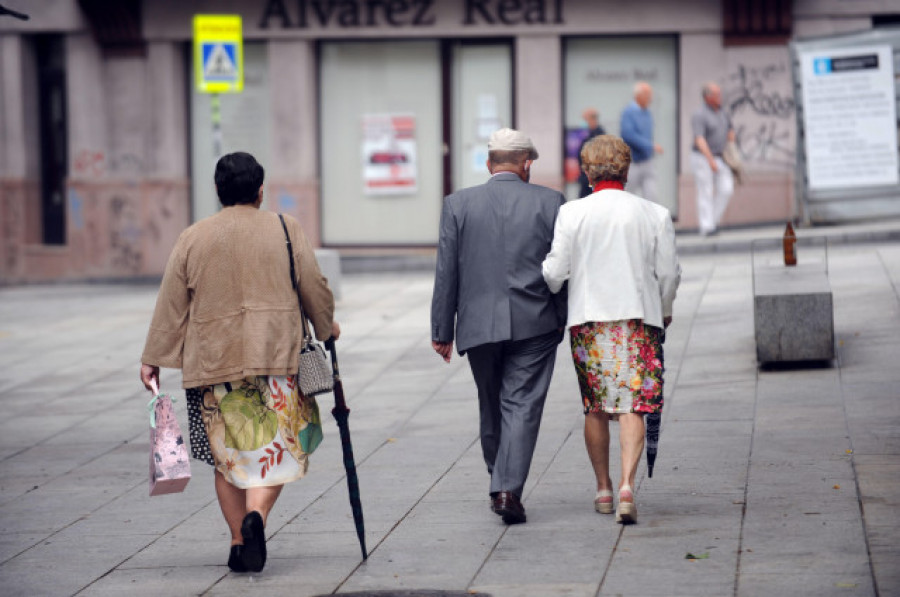 La pensión media por jubilación en Galicia 1.065 euros, pero en las provincias de Ourense y Lugo no llega a 1.000 euros