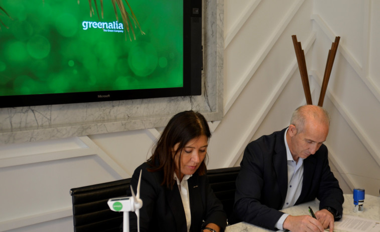 El Concello de Coristanco firma un convenio con Greenalia para impulsar el deporte en el municipio