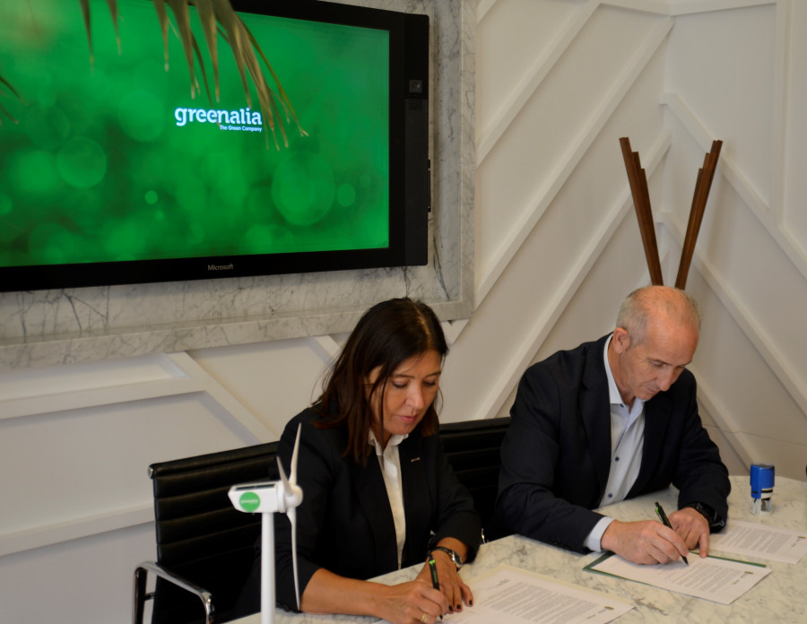 El Concello de Coristanco firma un convenio con Greenalia para impulsar el deporte en el municipio