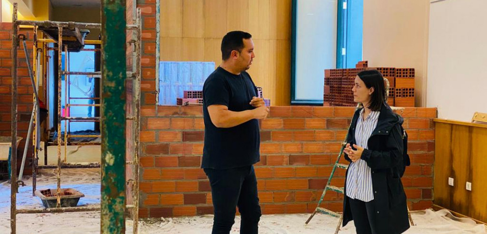 Avanzan las obras de la nueva guardería de Muxía