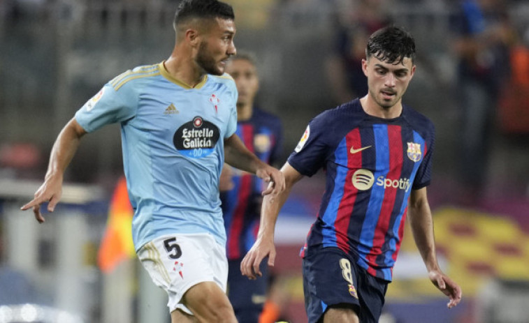 El Barcelona solventó con notables apuros la visita del Celta  (1-0)
