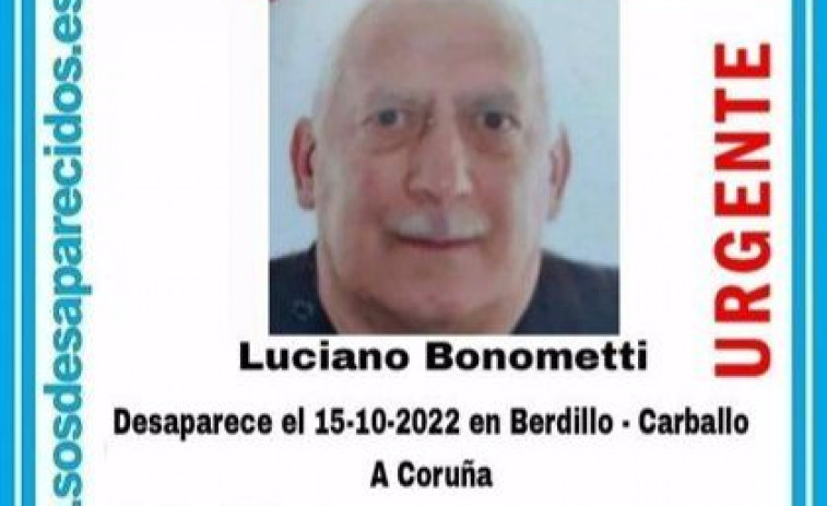 Buscan a un hombre de 76 años desaparecido en Carballo