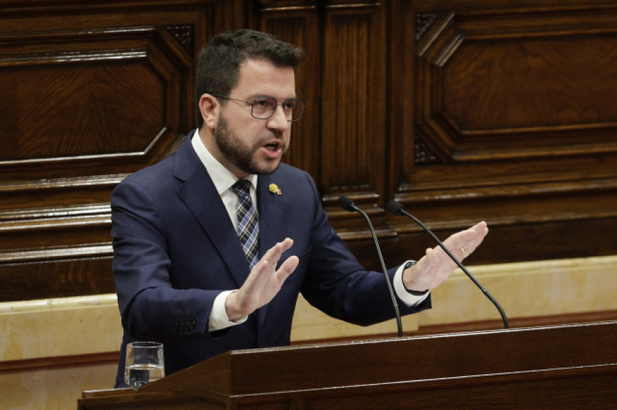 Aragonès propone una reforma de la Constitución para lograr un referéndum de autodeterminación acordado