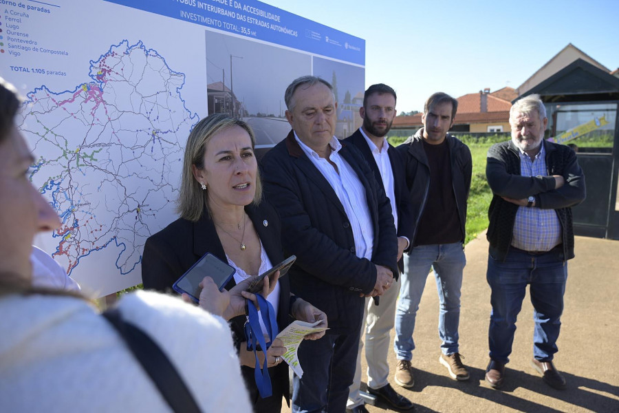 La Xunta licita la mejora de 32 paradas de autobús en la AC-552 a su paso por Carballo y A Laracha