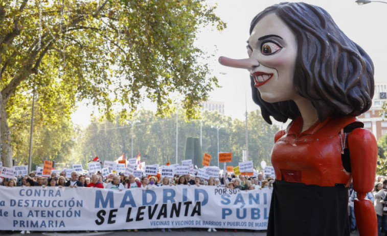 Más de 200.000 personas participan en la marcha por la sanidad en Madrid