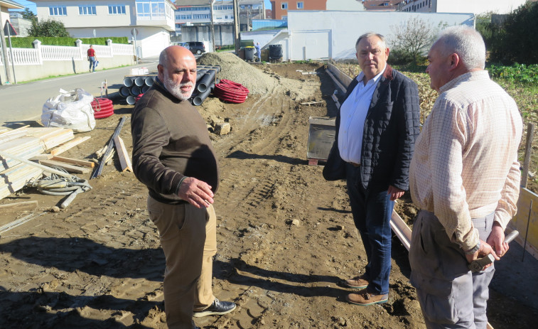 A Laracha inicia las obras de ordenación de los espacios del entono del Agra de Leborís