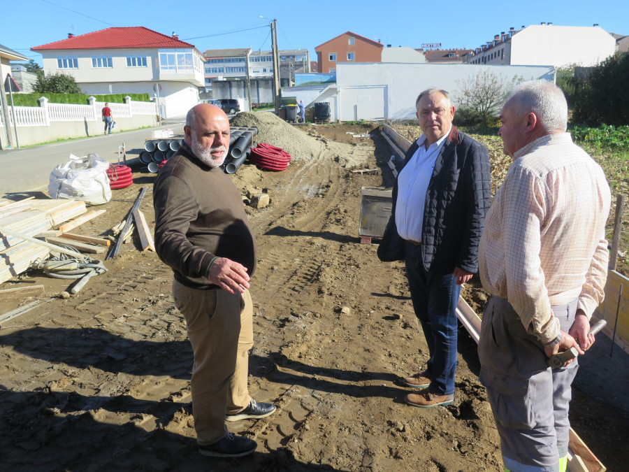 A Laracha inicia las obras de ordenación de los espacios del entono del Agra de Leborís