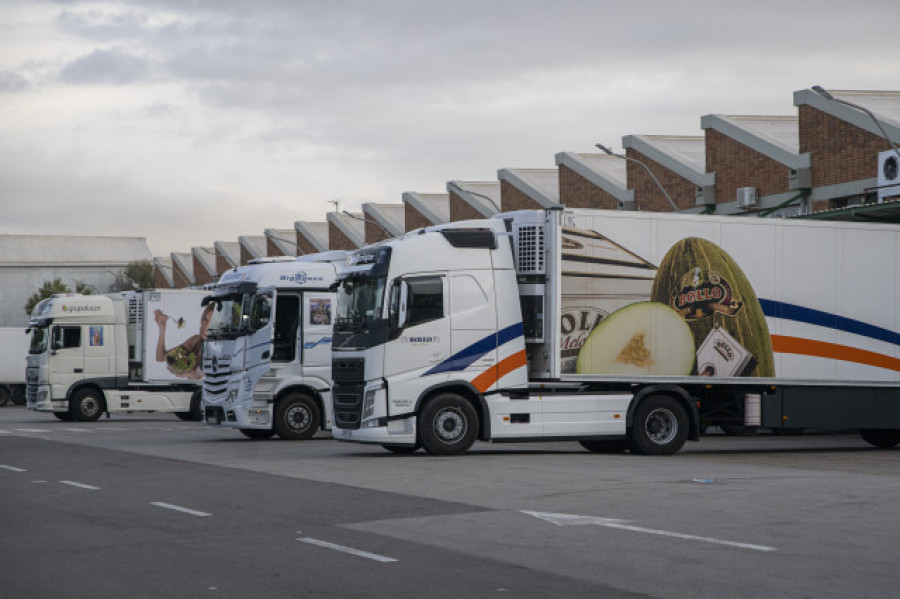 Normalidad en la cadena alimentaria en el segundo día de paro del transporte