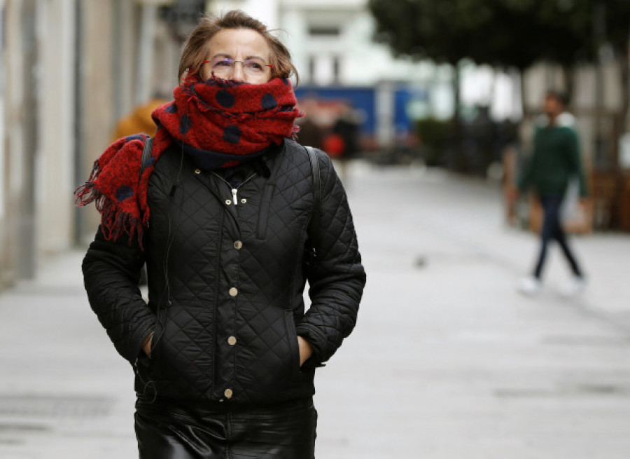 Una masa de aire frío llegará a Galicia el viernes