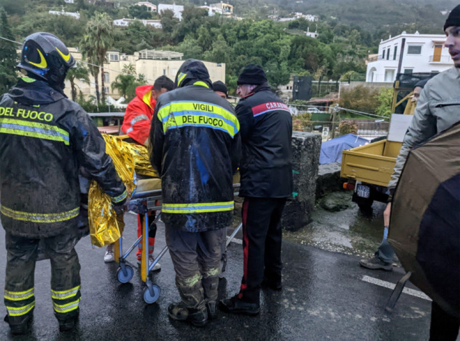 Al menos ocho muertos en un corrimiento de tierra en la isla italiana de Ischia