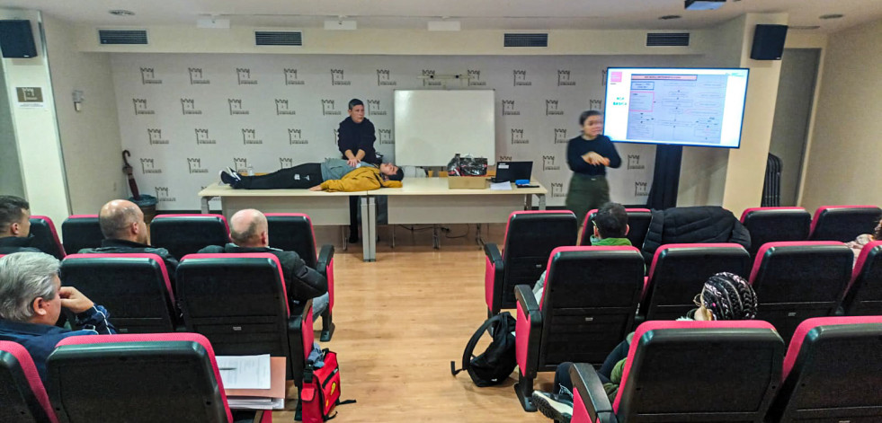 El alumnado del obradoiro “Camiño ao emprego” se forma en prevención de riesgos laborales