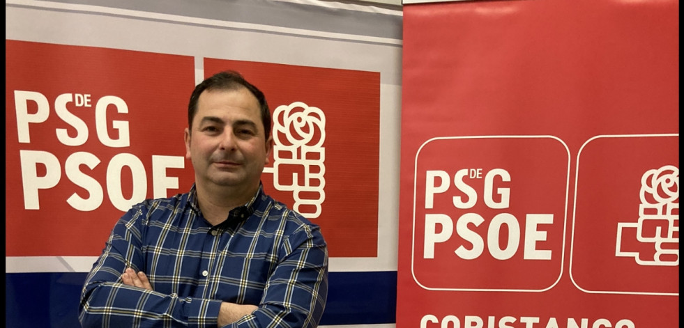 José Manuel Pérez Abelenda, candidato del PSOE de Coristanco a las municipales