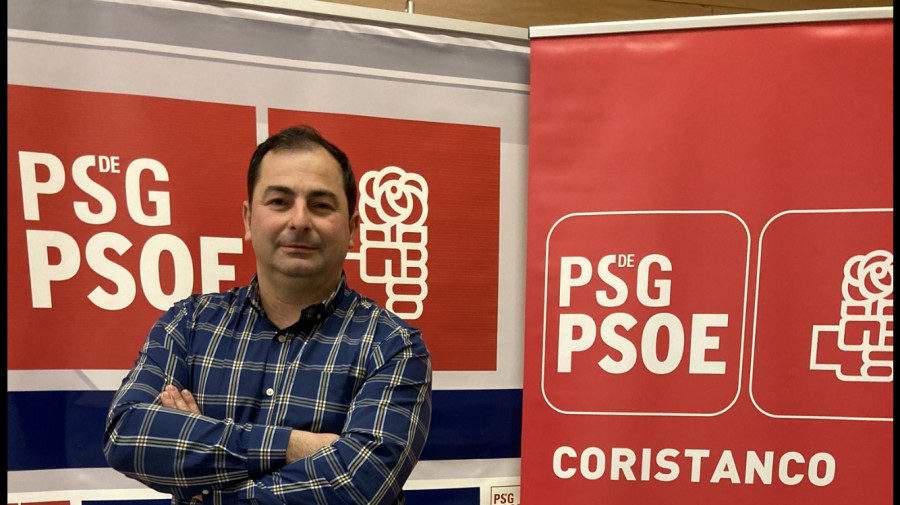 José Manuel Pérez Abelenda, candidato del PSOE de Coristanco a las municipales