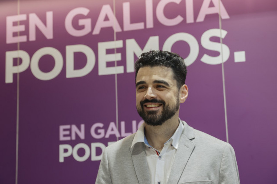 San Ramón se declara "afín a Podemos Galicia", pero apoya a Díaz como "presidenta"