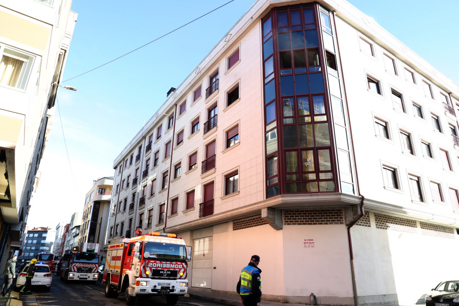 Extinguido un incendio en un piso de Carballo originado en una lavadora