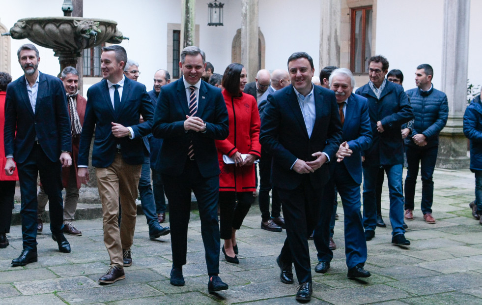 Os fogóns do Anllóns, en la presentación del PSTD del Gobierno