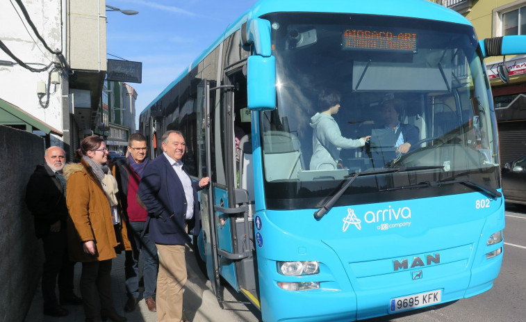 Subvencionados en A Laracha más de 68.300 viajes durante 2021 dentro del Plan de Transportes Metropolitano