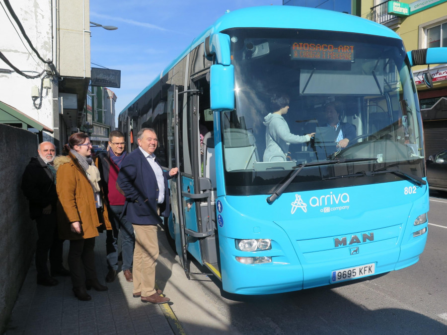 Subvencionados en A Laracha más de 68.300 viajes durante 2021 dentro del Plan de Transportes Metropolitano