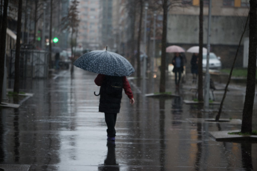 La semana comienza con lluvias en Galicia