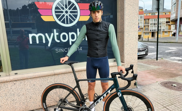 Andrés Díaz acude al Duatlón Sprint de Tres Cantos