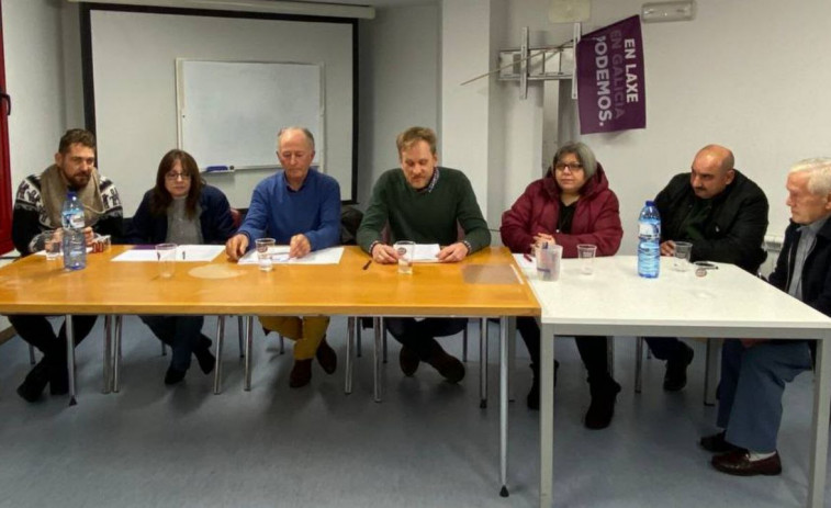 Podemos Laxe presenta a su candidato, Fernando Del Moral