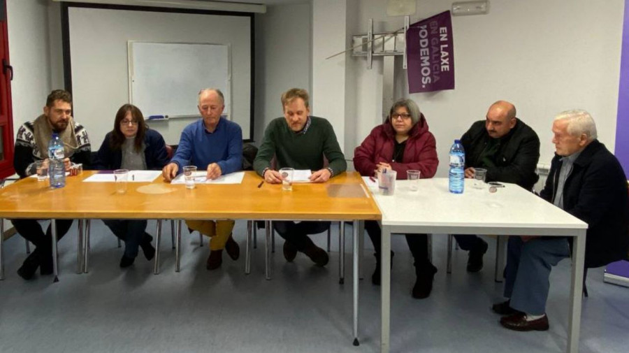 Podemos Laxe presenta a su candidato, Fernando Del Moral