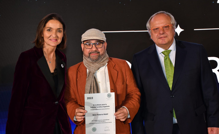 El hotel Bela Fisterra recibe el certificado “S” de Sostenibilidad Turística
