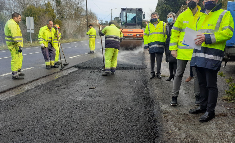 El BNG de Camariñas pide que la Xunta arregle la carretera AC-432
