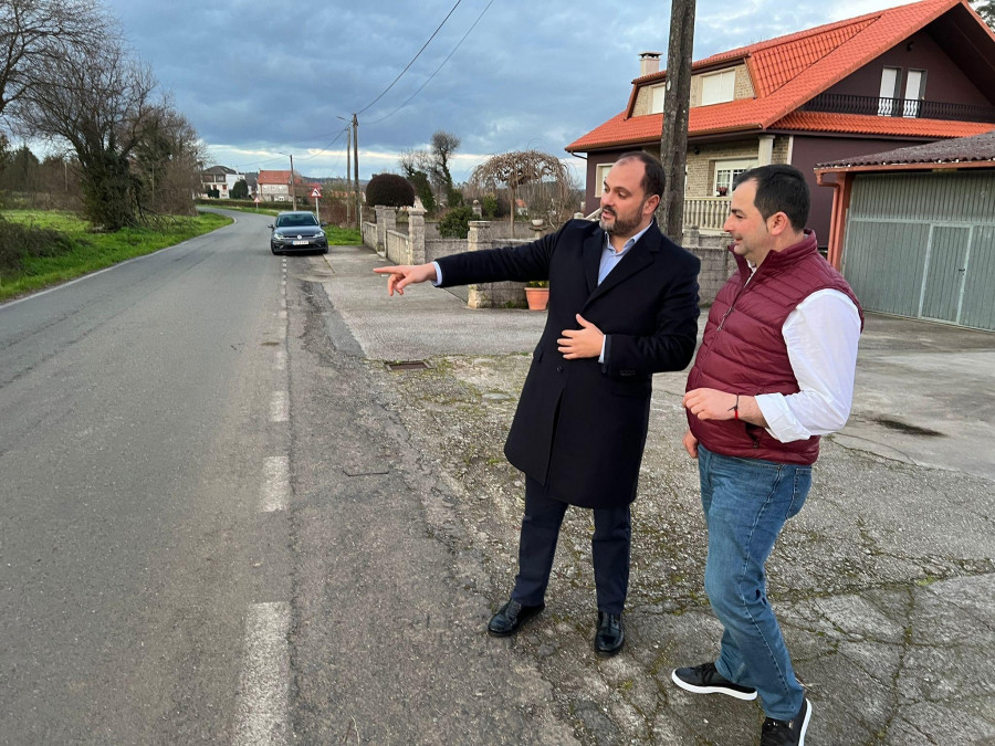 El PSOE de Coristanco aboga por mejorar la seguridad peatonal en A Braña