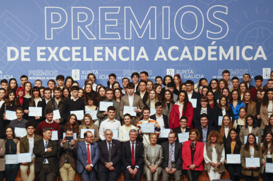 Más de 400 estudiantes, en su mayoría mujeres, reciben los Premios de Excelencia Universitaria de Galicia