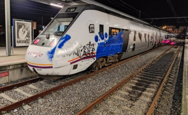 El vandalismo grafitero en los trenes de Renfe cuesta 25,2 millones al año