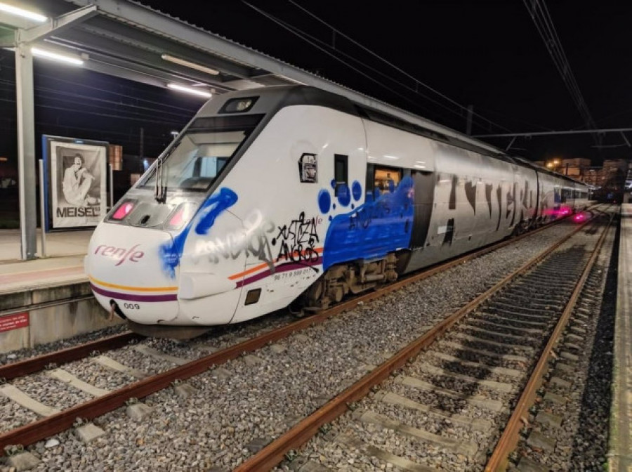El vandalismo grafitero en los trenes de Renfe cuesta 25,2 millones al año