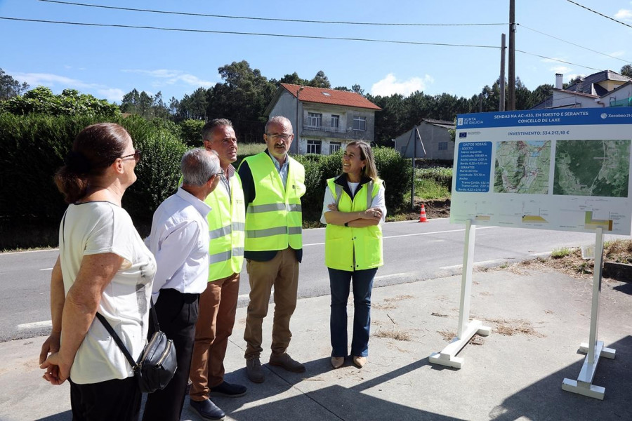 Laxe licita dos proyectos de mejora viaria por más de 95.000 euros