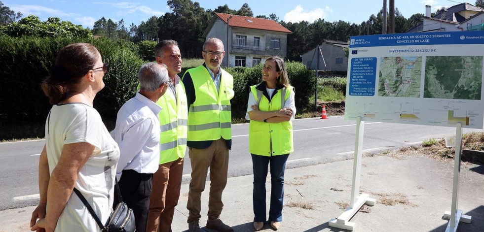 Laxe licita dos proyectos de mejora viaria por más de 95.000 euros