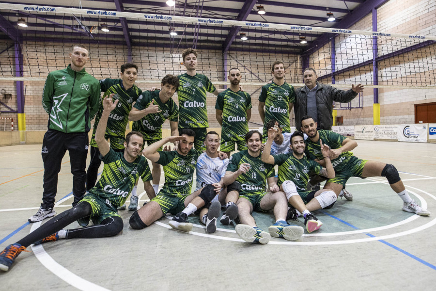 El Xiria Volei, campeón de la Liga Gallega