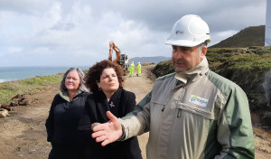 Arrancan las obras de mejora de la senda entre Cabo Vilán y el Cementerio de los Ingleses