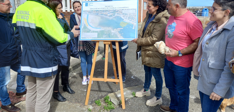 Portos presenta la propuesta para el dragado del puerto de Camelle