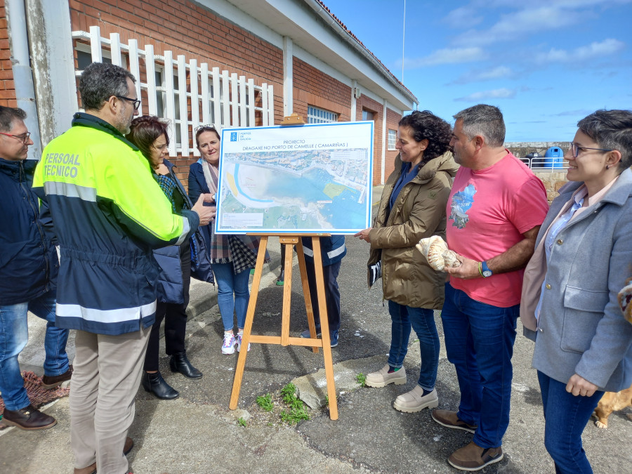 Portos presenta la propuesta para el dragado del puerto de Camelle