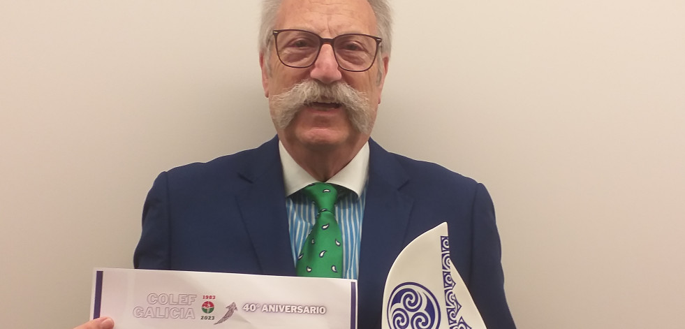 Ricardo Pérez y Verdes recibe el premio especial Colef-Galicia