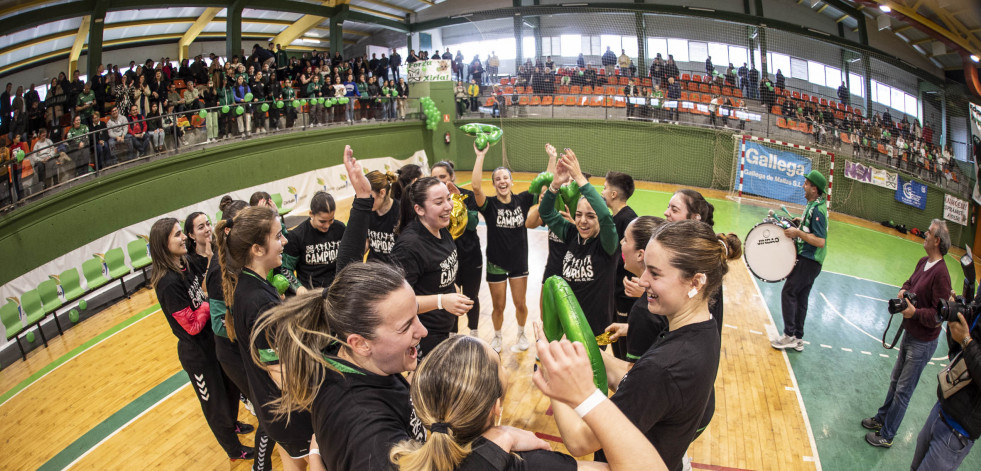 Histórico título de liga para el Xiria femenino de balonmano