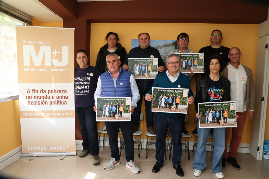 Xuntos Carballo da el pistoletazo de salida de la carrera electoral del 28M