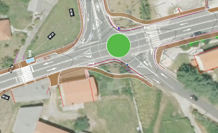 La Diputación licita las obras de mejora de la seguridad vial en el núcleo ceense de Bermún