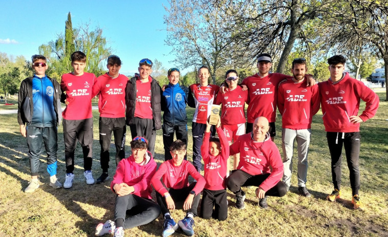 Los cadetes de la AD Fogar revalidan su título de subcampeones de España de duatlón