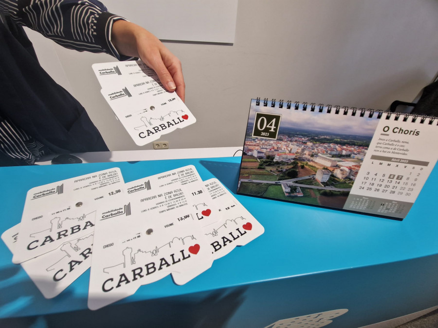 Nuevos discos de la zona azul en Carballo