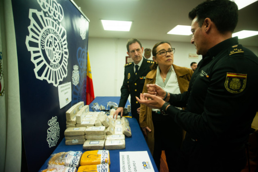 Incautados 25 kilos de heroína "de gran pureza" en una operación en Pontevedra