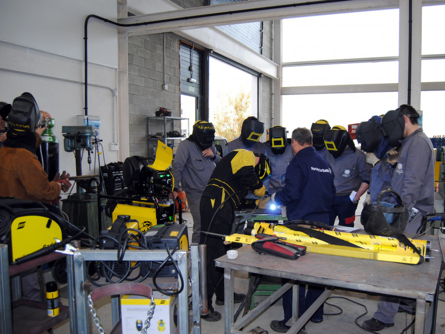 Nuevo curso de soldadura en el Centro de Formación de Carballo