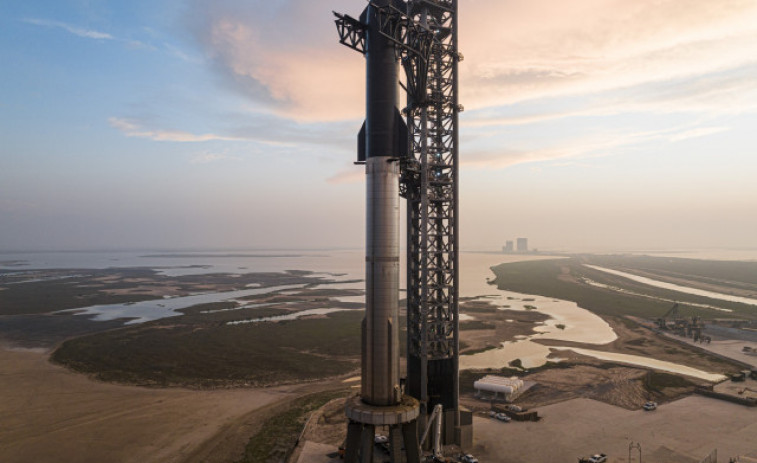Un problema técnico impide el despegue del gran cohete de SpaceX desde Texas