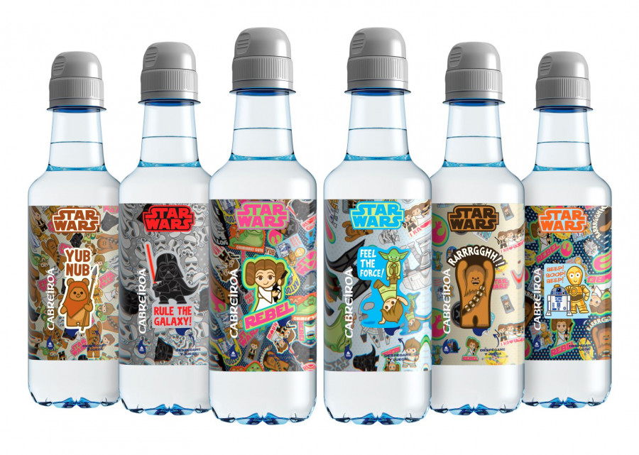 Cabreiroá lanza sus nuevas botellas de edición especial Star Wars