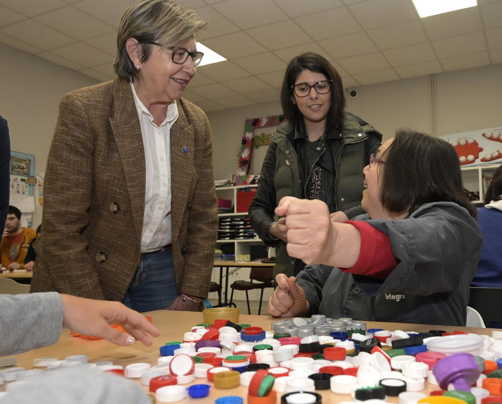 Rosa Quintana visita Integro en Cabana