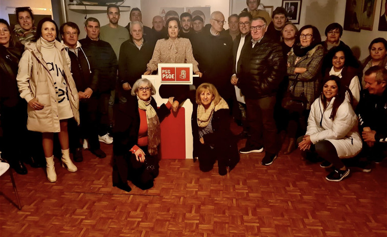 Formoso pone a Sandra Insua como la mejor garantía de progreso para Camariñas